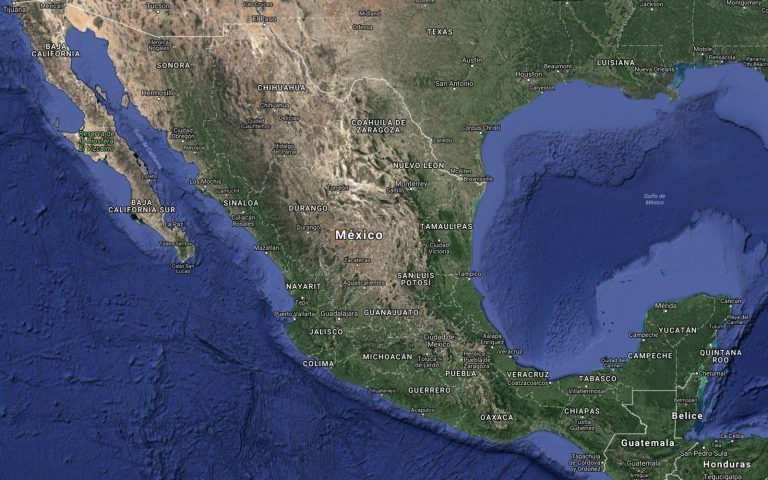 Mapa De M Xico Con Nombres Y Divisi N Pol Tica M Xico Desconocido