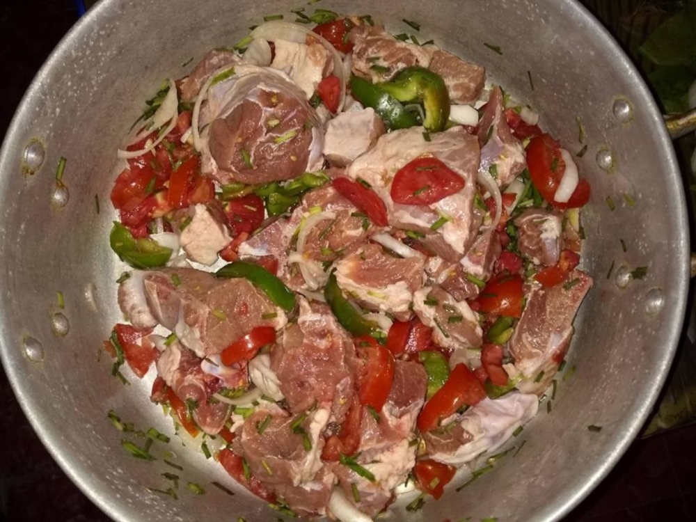 Mone de cerdo receta de un platillo típico de Tabasco México Desconocido