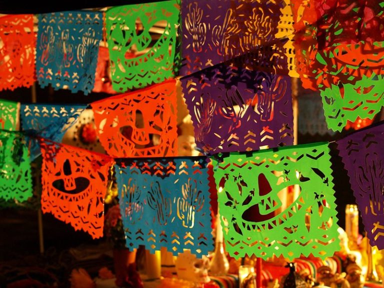 Papel Picado Mexicano Para Día De Muertos México Desconocido 6006