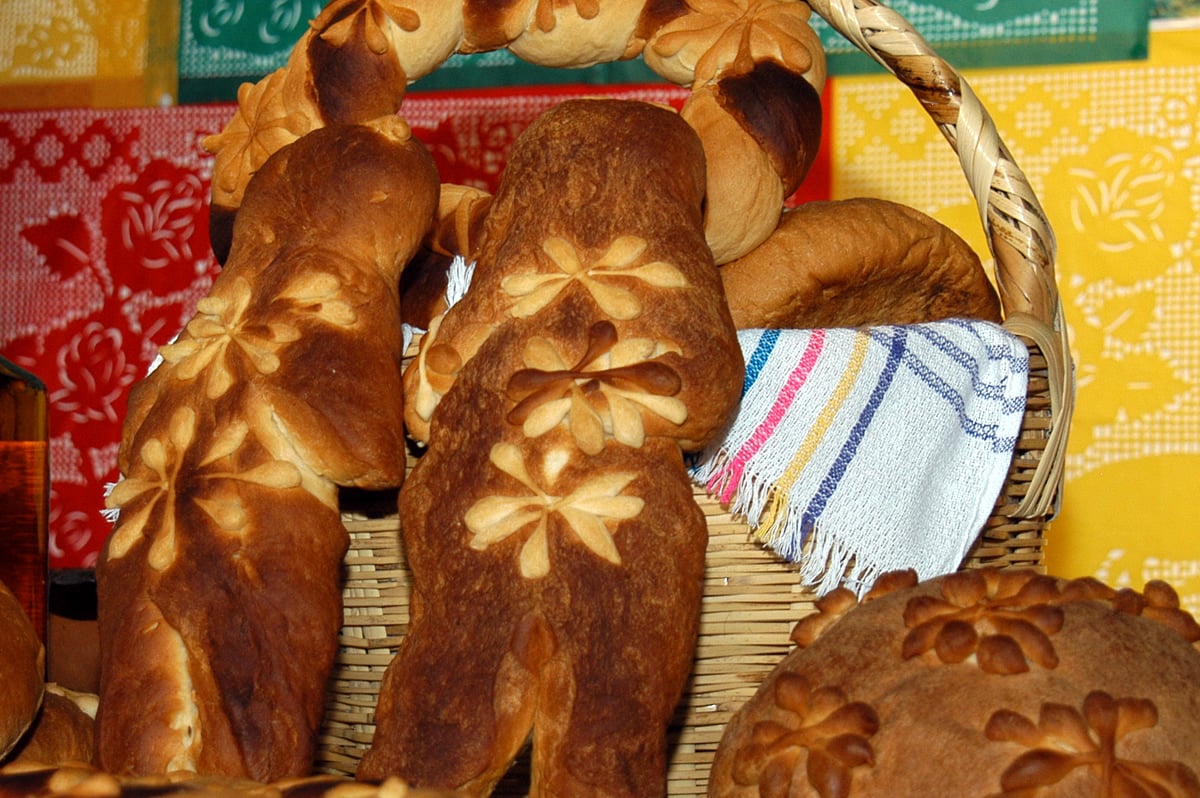 Pan de ánimas, típico de la mixteca oaxaqueña - México Desconocido
